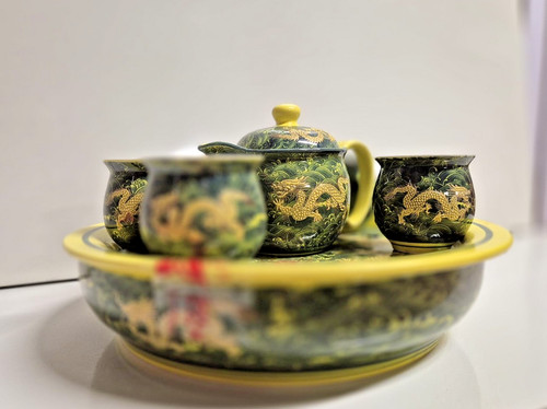 Chinesisches teeset teekanne - chinesisches, teeset–teekanne