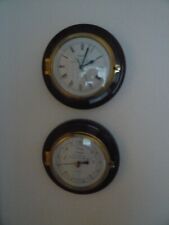 Wempe Schiffsuhr u. Chronometer auf Mahagoniholz