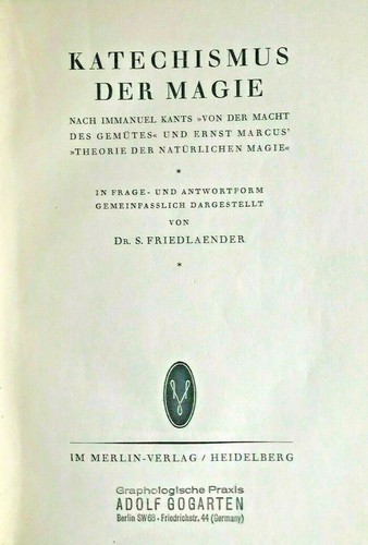 Friedlaender - dr.,