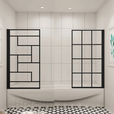 80x140cm 6mm Badewannenaufsatz