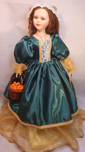 Porzellanpuppe neil gwynn - porzellanpuppe, "neil