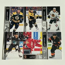 NHL Cards Lot-6x CZ Players ?? UD-Pastrnak/Kubalik/Hertl/Vrana/Voracek