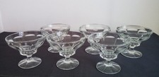 6 Glasschalen, Dessertschalen, Eisbecher Italy 
