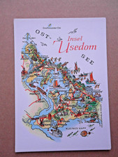 DDR  AK  Landkarte  Ostsee