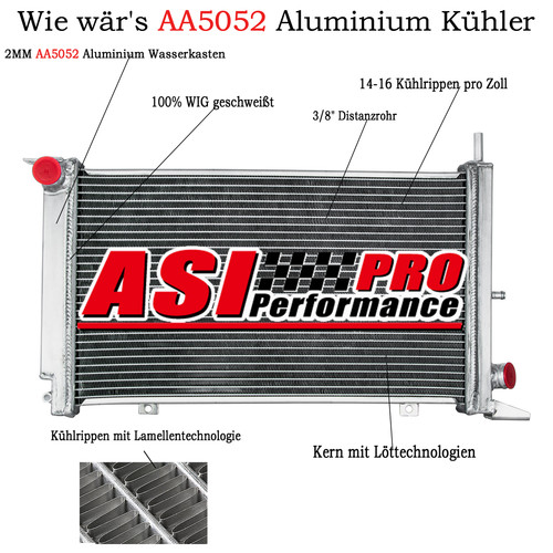 48mm aluminium kühler - 48mm,