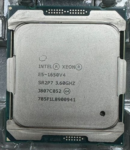 Intel xeon 1650 - e5-1650, v4