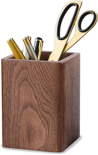 Holz stifteköcher quadrat - holz,