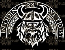 Aufkleber "Odin" groß