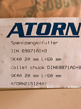 Collet Chuck Atorn SK40, 20mm