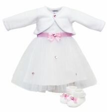 Taufkleid, Festkleid Bolero+Stirnband Schuhe GR.56,62,68,74,80,86,92,98,104♥Mia♥