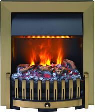 Dimplex 3D Kaminfeuer Elektrokamin, Danville Messing, Opti-Myst®, mit Heizung