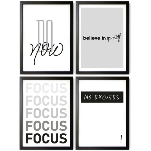 4er poster set premium bilder - set,