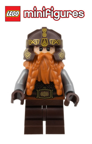 Lego gimli minifigur herr - gimli,