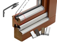 Flügelabdeckprofil Aluminium