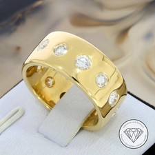 Wert 11.950,- Brillant Memory Ring 1,80 Carat 750 / 18 Karat Gold massiv xxyy