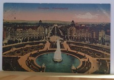 AK Mannheim Friedrichsplatz Wasserturm Litho 1917 gel. nach Stettin