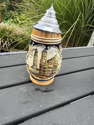 Bierkrug augsburg mit - bierkrug,