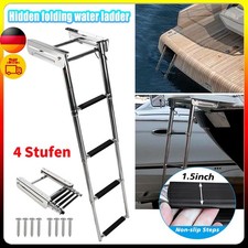 Teleskop Badeleiter zur Plattformmontage Edelstahl Boot Yacht Schiff Leiter DHL