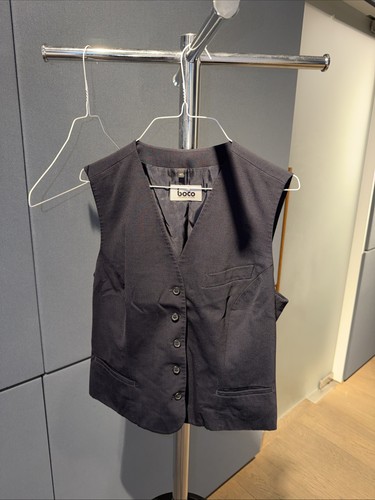 Weste blau schwarz größe 40 - ,