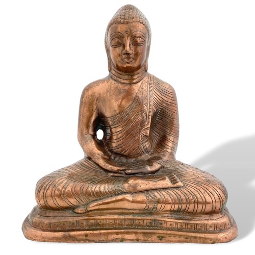 Buddha statue 35cm aluminium - buddha,