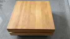 Couchtisch Holz 75x75x30 schwenkbare Platte