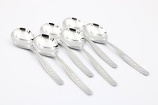 P&S Prinz Kleeblatt Suppenlöffel Löffel Set Besteck aus Edelstahl Länge 19,5 cm