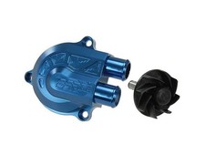 Wasserpumpe STAGE6 SSP-CNC blau, kompatibel für YAMAHA Aerox, MBK Nitro, ITALJET