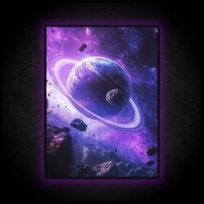 LED Leuchtbild - Weltraum