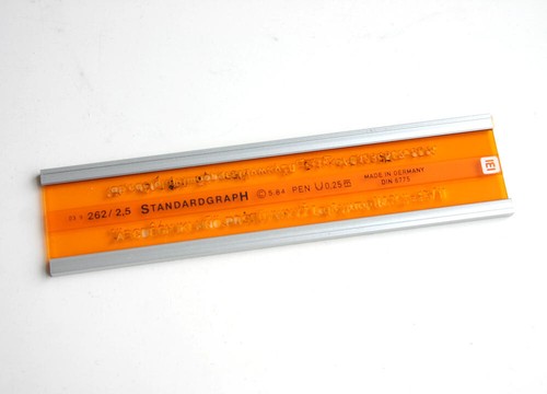 Standardgraph schriftschablone - standardgraph,
