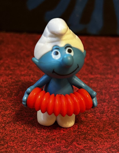 Steckfigur schlumpf mit - ei,