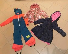Winter Kleidung * Schnee-Overall & Winzer-Jacken * Gr. 110 * Mädchen 