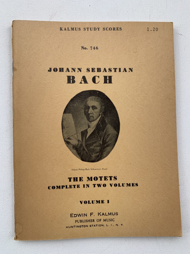 Noten bach the motets - noten.,
