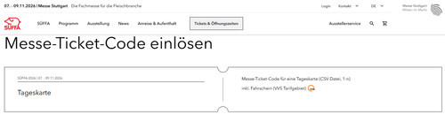 Gutschein tagesticket süffa - gutschein,