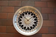 BBS RS Felgen Stern 3teilig 15 Zoll Felgen Wanduhr Felgenuhr