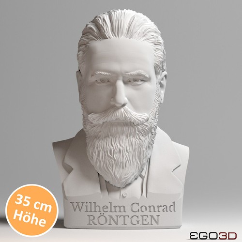 Wilhelm conrad röntgen büste - röntgen,