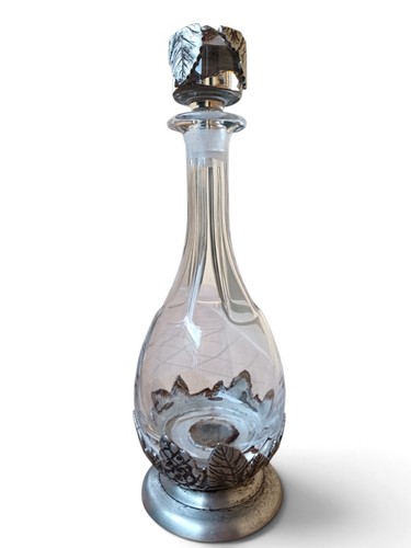 Dekanter glasflasche zinn - dekanter,