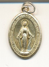 Wunderbare Medaille goldfarben - Heilige Maria Muttergottes