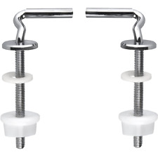 Cornat WC-Sitz Scharnier mit Befestigung, Messing verchromt