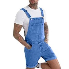 Herren denim latzhosen jeans - herren,