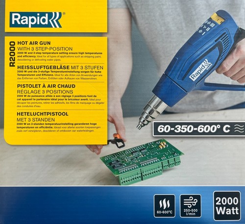 Rapid r2000 heißluftgebläse - rapid,