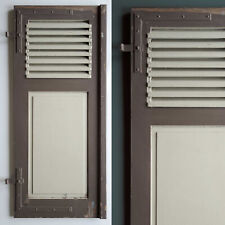 1 x Fensterladen Klappladen Lamellen Kassetten Holz shabby vintage  129cm x 56cm