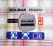 Aufklebersatz für Dolmar PS 6800i Motorsäge