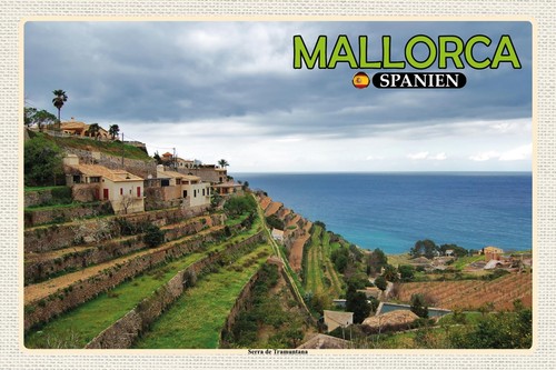 Holzschild 18x12 mallorca - holzschild,