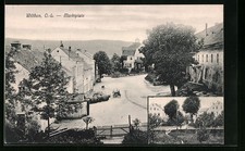 Ansichtskarte Wilthen /O.-L., Marktplatz, Ortspartie 