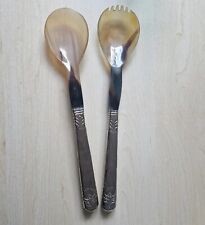 Neu Fa. Fink Salatbesteck Horn