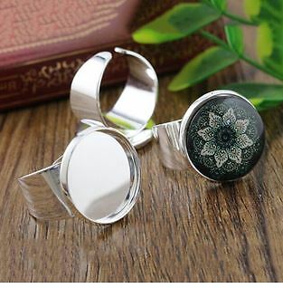 Ringrohlinge silber - 5x,