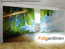 Fotogardinen "Palmen" Vorhang