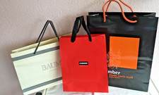 3 Papiertragetaschen, Werbungstaschen