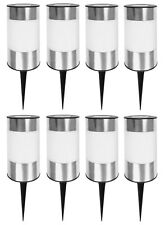 8x Solarleuchten Set mit Erdspieß IP44 | Solarlampen LED Solar Gartenlampe Lampe