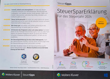 STEUERSPARERKLÄRUNG RENTNER für 2024  !CD-Version ! STEUERTIPPS  AKADEMISCHE  AG